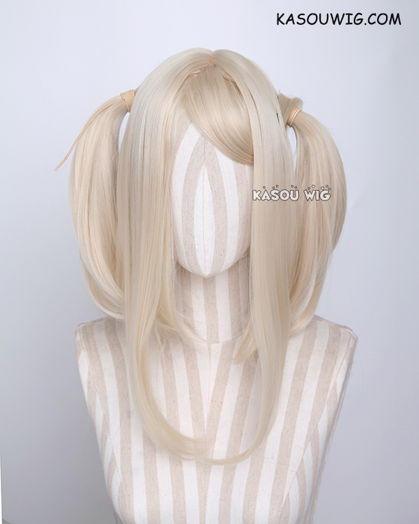 Blonde wig 2025 with pigtails