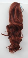 KA039- KA056 A-1 / curly clip on ponytail. 35cm bouncy layered curls
