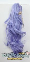 KA039- KA056 A-1 / curly clip on ponytail. 35cm bouncy layered curls