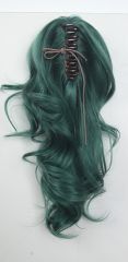 KA057-SP40 A-1/ curly clip on ponytail. 35cm bouncy layered curls