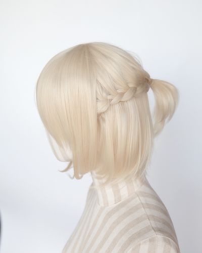 Yuri !!! on Ice  Yuri Plisetsky short bob wig with long bangs KA006