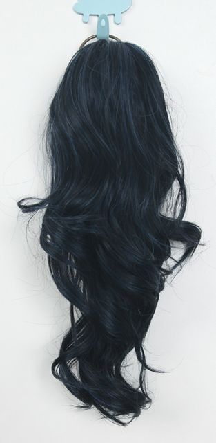 KA039- KA056 A-1 / curly clip on ponytail. 35cm bouncy layered curls