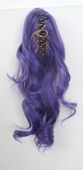 KA057-SP40 A-1/ curly clip on ponytail. 35cm bouncy layered curls