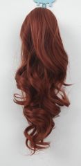 KA039- KA056 A-1 / curly clip on ponytail. 35cm bouncy layered curls