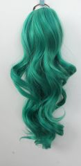 KA057-SP40 A-1/ curly clip on ponytail. 35cm bouncy layered curls