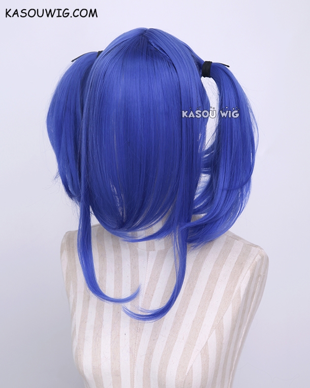 Blue wig outlet pigtails