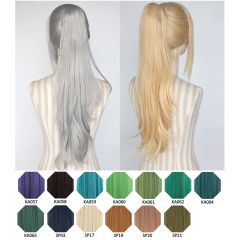 SP01-SP40 A-2 / 62cm layered straight clip-on ponytail