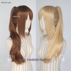 Female trainer clip on ponytail wig / 62cm long .
