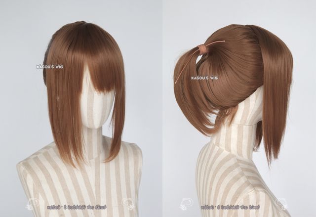 Female trainer clip on ponytail wig / 62cm long .