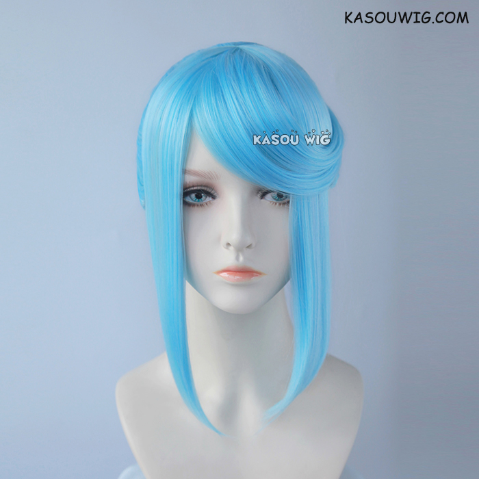 Blue hotsell wig bangs