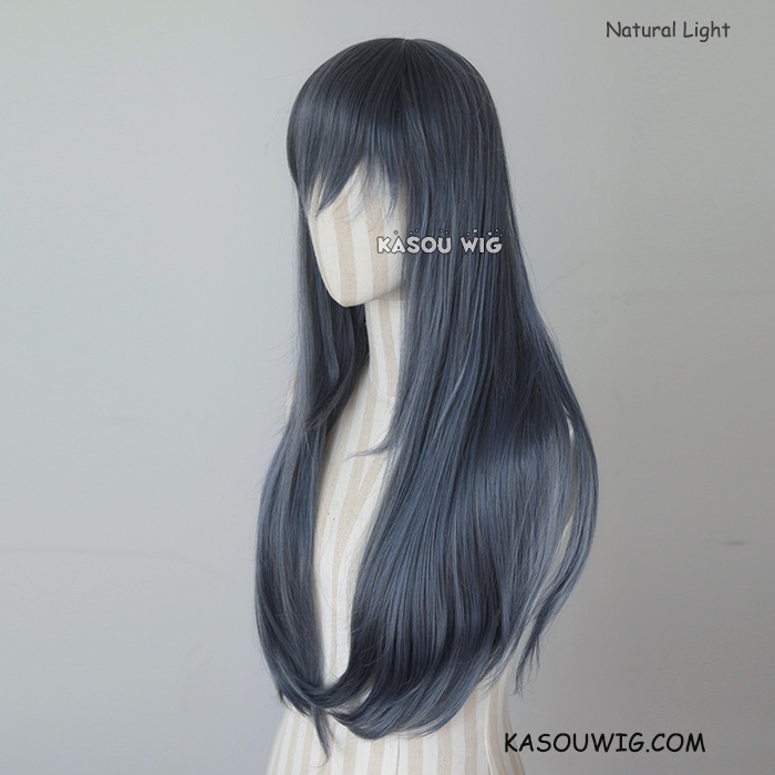 Blue on sale grey wig