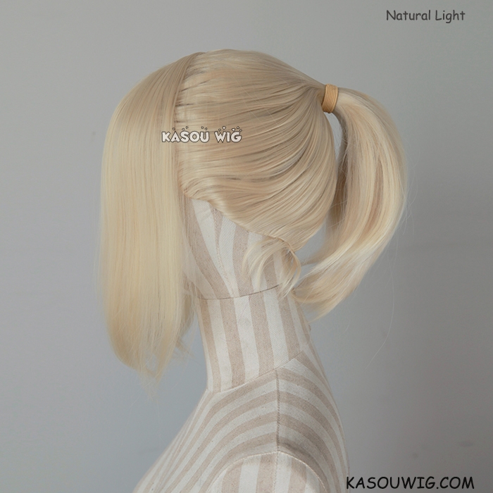 long blonde ponytail wig