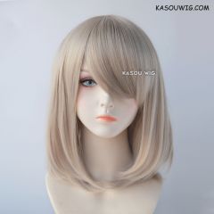 M-1/ SP02 sand blonde long bob cosplay wig. shouder length lolita wig suitable for daily use