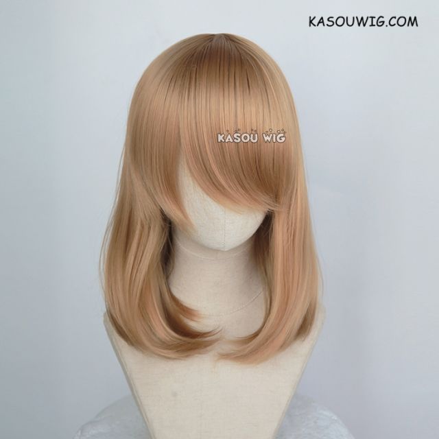 M-1/ KA017 dark natural blonde bob cosplay wig. shouder length lolita wig suitable for daily use
