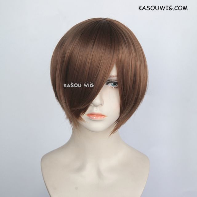 S-2 /  KA024 light brown smooth cosplay wig with long bangs