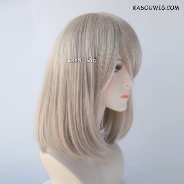 M-1/ SP02 sand blonde long bob cosplay wig. shouder length lolita wig suitable for daily use