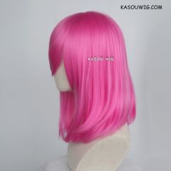 M-1/ KA035 deep pink  bob cosplay wig. shouder length lolita wig suitable for daily use