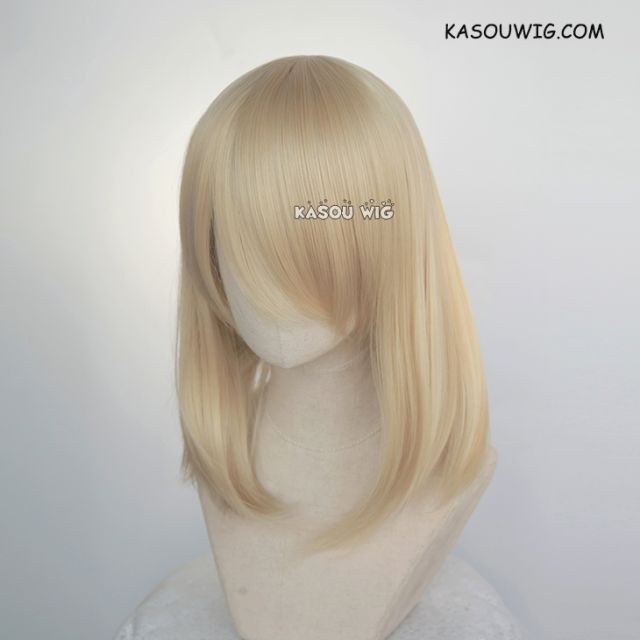 M-1/ KA009 Beach Blonde bob cosplay wig. shouder length lolita wig suitable for daily use