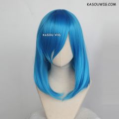 M-1/ KA047 blue bob cosplay wig. shouder length lolita wig suitable for daily use