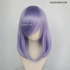 M-1/ KA056 pastel Lavender bob cosplay wig. shouder length lolita wig suitable for daily use