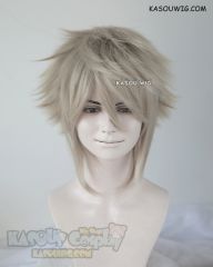 Fire Emblem fates Male Avatar Corrin flaxen sand blonde layered cosplay wig SP02