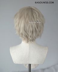 S-1 / SP02  >>31cm / 12.2"  short sand blonde layered wig, easy to style,Hiperlon fiber