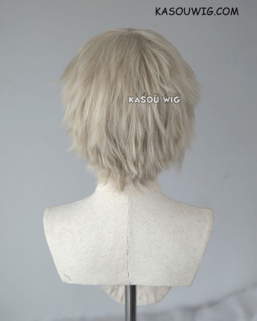 S-1 / SP02  >>31cm / 12.2"  short sand blonde layered wig, easy to style,Hiperlon fiber