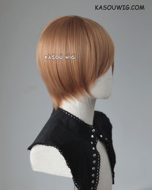 S-2 / KA023 caramel smooth cosplay wig with long bangs