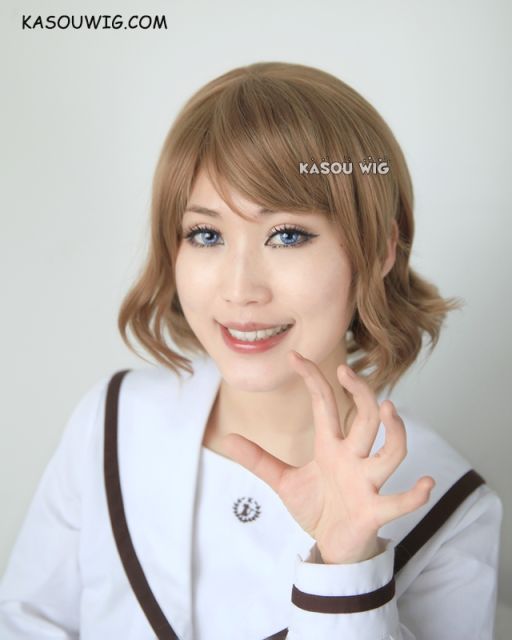 【SOLD OUT, WON'T BE RESTOCKED 】Love Live Sunshine Aqours Watanabe You brown wave wig