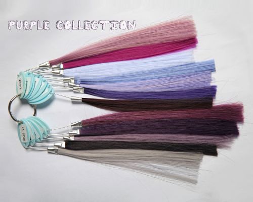 Purple color samples