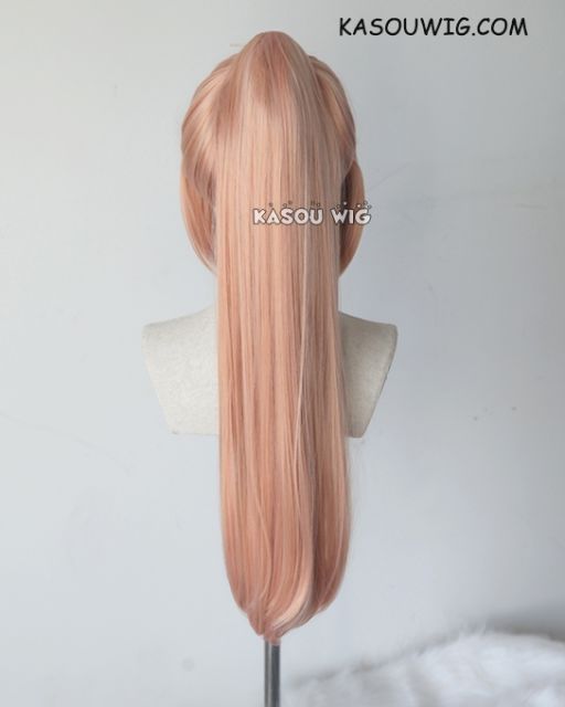 Fire Emblem Fates Felicia peach pink straight ponytail cosplay wig  / SP20