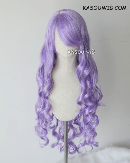 100cm / 39.5" Fire Emblem Fates Camilla lilac long curly cosplay wig