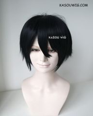 Owari no Seraph Yuichiro Hyakuya black blue layered short wig