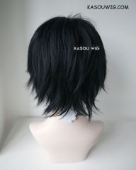Owari no Seraph Yuichiro Hyakuya black blue layered short wig