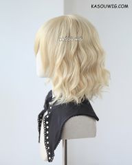 S-4 / KA009 Beach Blonde loose beach waves lolita . harajuku wig with bangs .35cm .