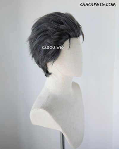 Re zero / Re: Life in a Different World from Zero Subaru slicked back deep gray wig