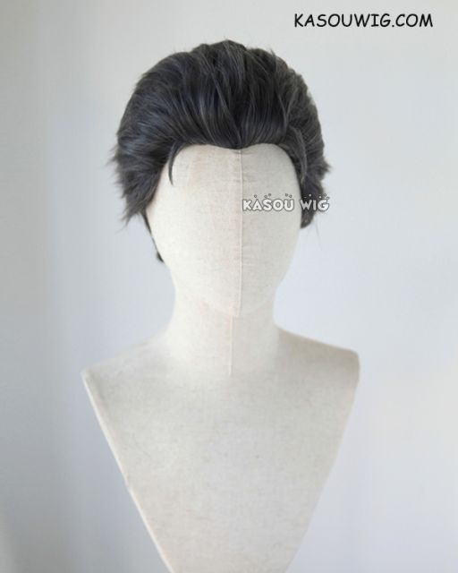 Re zero / Re: Life in a Different World from Zero Natsuki Subaru slicked back deep gray cosplay wig