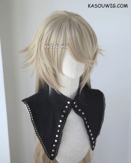 Fate Grand Order FGO Jeanne d'Arc alter 110cm long blonde braided cosplay wig