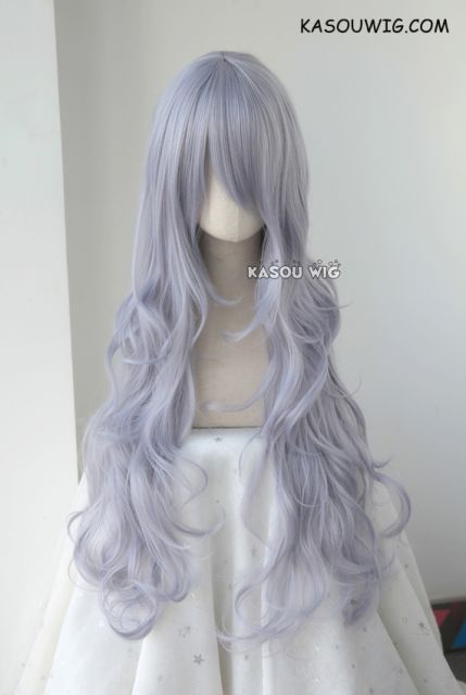 L-3 / SP26 silver Lavender long layers loose waves cosplay wig