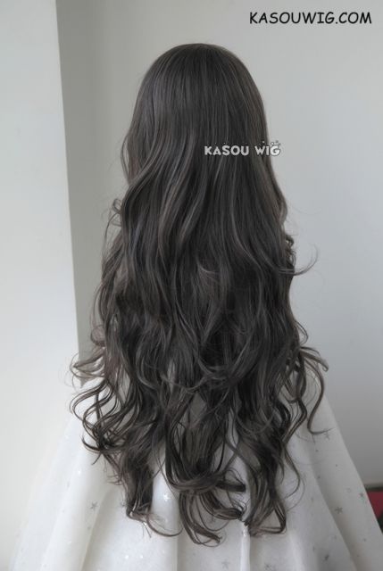 L-3 / SP09 dark gray long layers loose waves cosplay wig