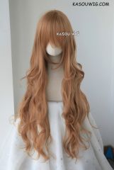 L-3 /  KA023 caramel long layers loose waves cosplay wig