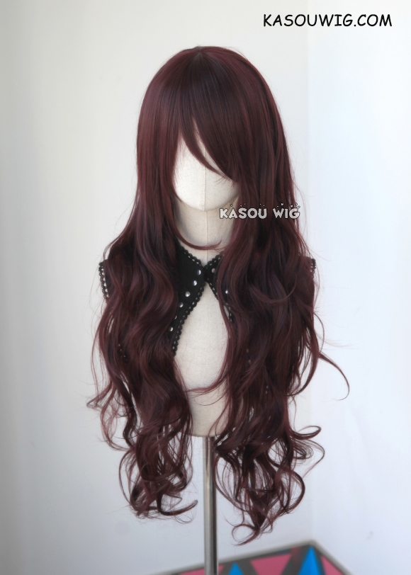 Red brown deals cosplay wig