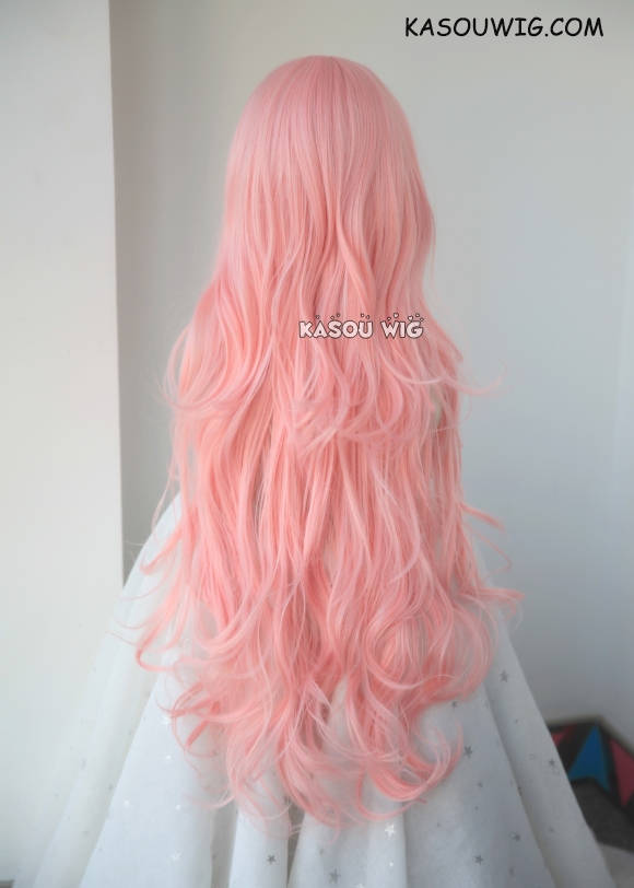 salmon pink wig