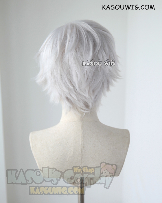 NieR: Automata Eve layered short silver cosplay wig