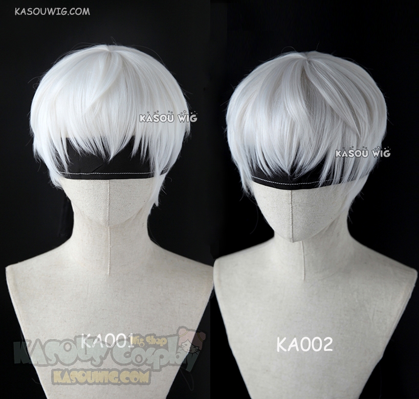 NieR Automata 9S short bob haircut snow white cosplay wig . KA001