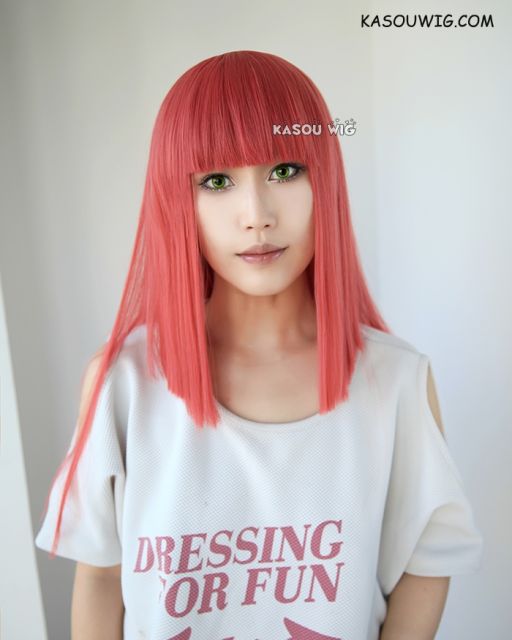 NieR: Automata Popola super sleek long russet red cosplay wig