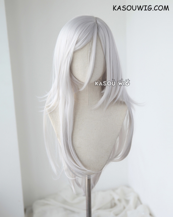 NieR: Automata Eve layered short silver cosplay wig