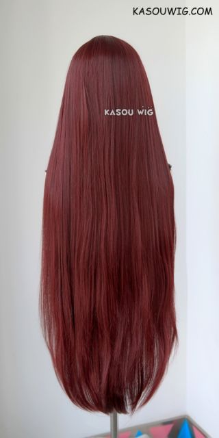 100cm / 39.5" Fate Grand Order FGO Lancer Scathach long Brown cherry long cosplay wig