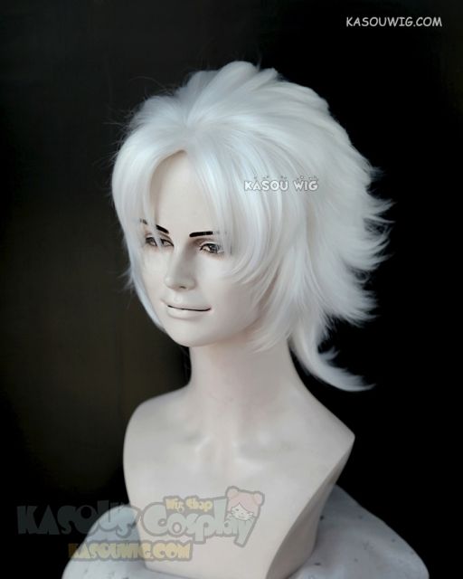 League of Legends Spirit Blossom Yone/ Fate Apocrypha Shirou Kotomine white layered wig