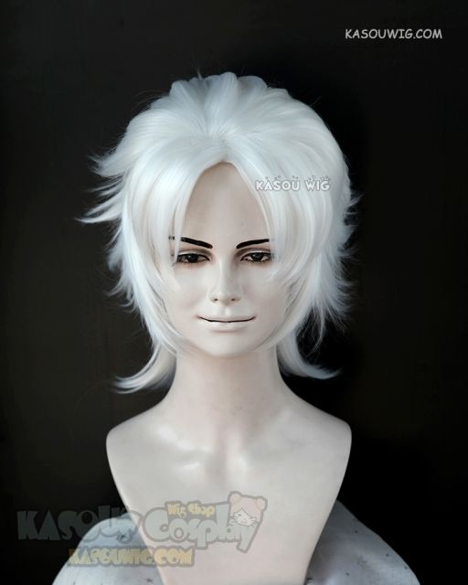 League of Legends Spirit Blossom Yone/ Fate Apocrypha Shirou Kotomine white layered wig